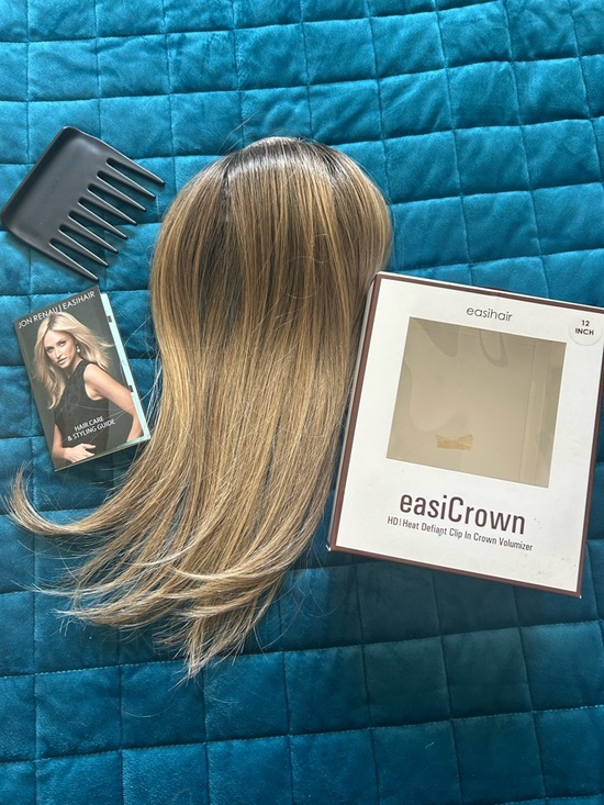 Jon Renau Other - easiCrown 12" Clip-In Crown Volumizer in Blonde